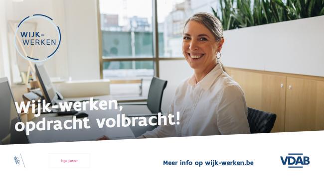 Vrouw aan bureau - Wijk-werken, opdracht volbracht_1920x1080
